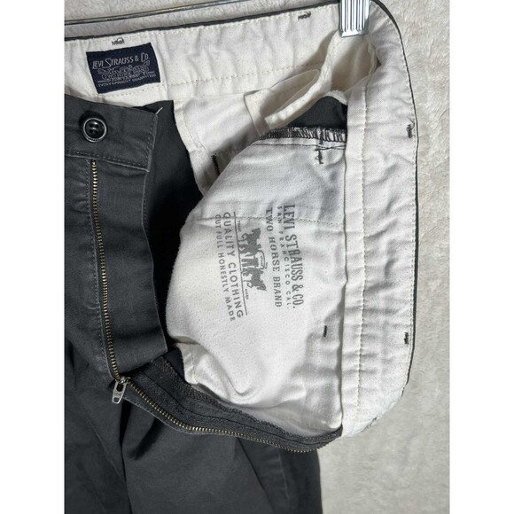Levis Chino Pants Slim Mens 36x30 Dark Gray 24888 S40196 - Picture 5 of 7